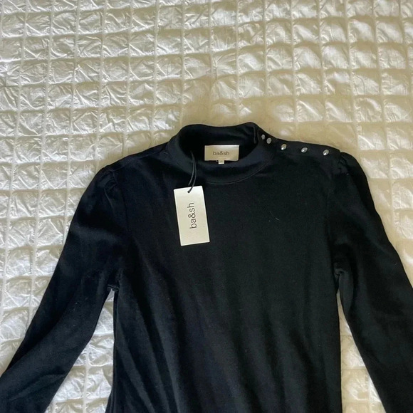 Ba&sh black Winnie sweater dress - Picture 7 of 14